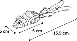 Flamingo - Jouet Babby Souris pour Chats - 13,5cm