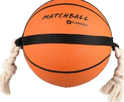 Flamingo - Jouet Balle de Basket Matchball pour Chiens - 24cm