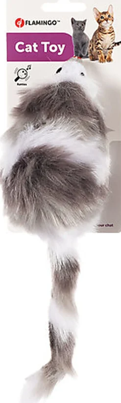 Flamingo - Jouet Griso Souris Gris pour Chats - 27cm