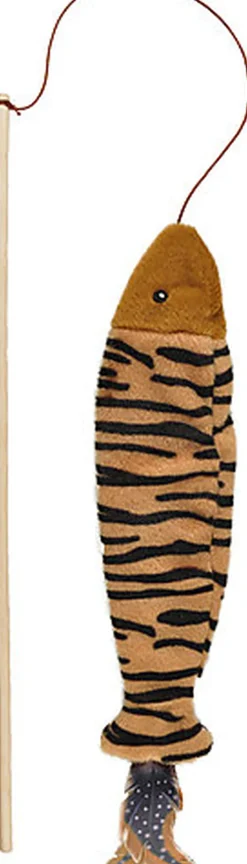 Flamingo - Jouet Jungle Canne à Pêche avec Poisson - 45cm