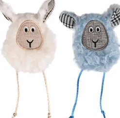 Flamingo - Jouet Peluche Rizzo Mouton pour Chats - 16cm