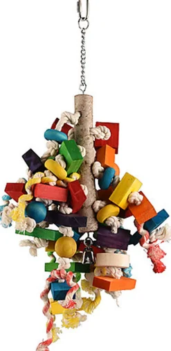 Flamingo - Jouet Rainbow Multicolor pour Perruches - 58cm