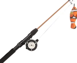 Flamingo - Jouet Rodney Poisson Clown & Canne à Pêche pour Chats - 41cm