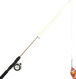 Flamingo - Jouet Rodney Poisson Clown & Canne à Pêche pour Chats - 41cm