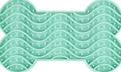 Flamingo - Tapis à Lécher Yummee Os Pétrol pour Chiens