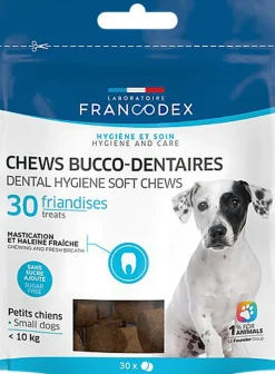 Francodex - Friandises Chews Bucco-dentaires pour Petits Chiens - x30