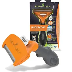 Furminator - Brosse Undercoat Moyenne Taille à Poils Courts pour Chien - M