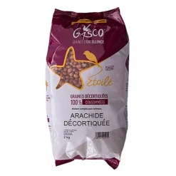 Gasco - Aliment Arachides Décortiquées pour Oiseaux des Jardins - 2Kg