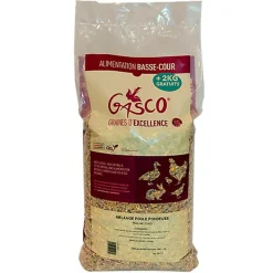Gasco - Mélange de Graines pour Poules Pondeuses- 20Kg + 2Kg Gratuits