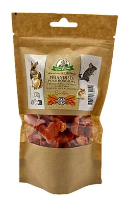 Gasco - Sachet Friandises Carotte pour Rongeur - 100g