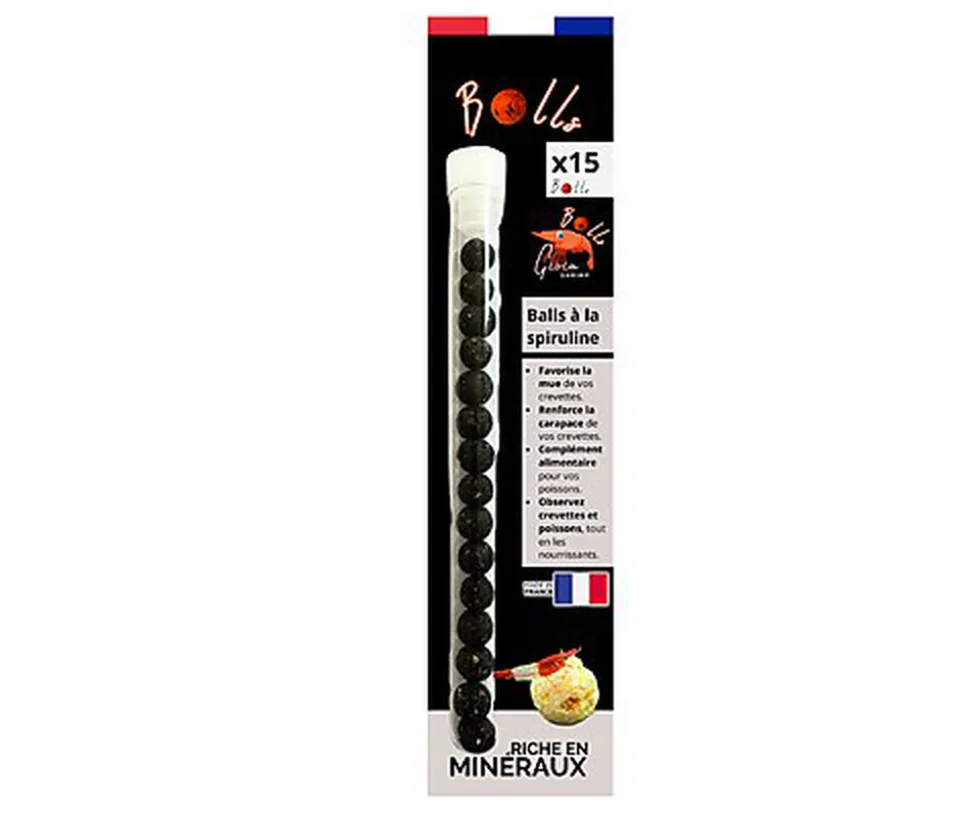 Gioiashrimp - Balls à la Spiruline pour Crevettes - x15