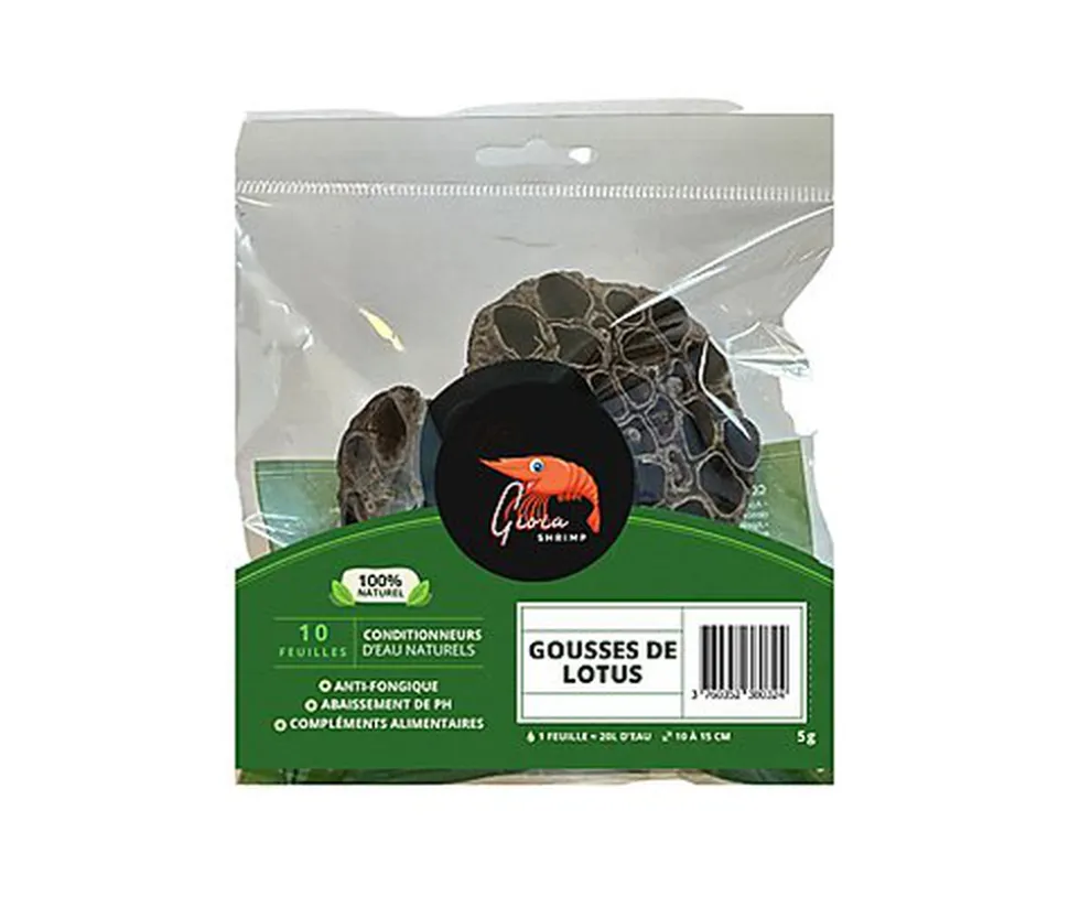 Gioiashrimp - Cachette Naturelle Gousse de Lotus - x2