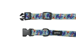 Gotoo - Collier à Motif Bleu pour Chien