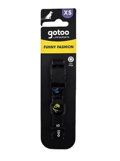 Gotoo - Collier à Motif de Crânes Gris pour Chien