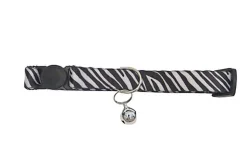 Gotoo - Collier à Motif de Zèbre pour Chat - 20/30cm
