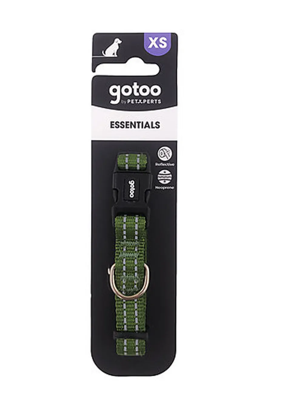 Gotoo - Collier en Nylon Premium Vert pour Chien