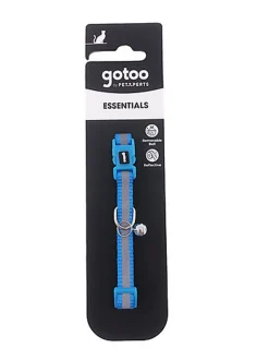 Gotoo - Collier en Nylon Premium Bleu pour Chat