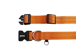 Gotoo - Collier Essentials en Nylon Premium Orange pour Chien