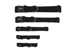 Gotoo - Collier Essentials en Nylon Noir pour Chien