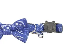 Gotoo - Collier Trendy Bleu pour Chat - 1x20-30cm