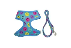 Gotoo - Ensemble Funny de Smileys Bleus pour Chien