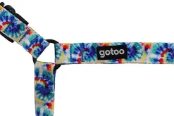 Gotoo - Harnais à Motif Bleu pour Chien