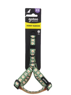 Gotoo - Harnais à Motif Oeuf Vert pour Chien