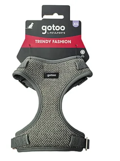 Gotoo - Harnais Chevron Gris pour Chien