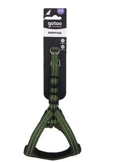 Gotoo - Harnais en Nylon Premium Vert pour Chien