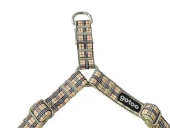 Gotoo - Harnais en Tartan Marron pour Chien