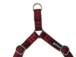 Gotoo - Harnais en Tartan Rouge pour chien
