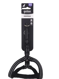 Gotoo - Harnais Essentials en Nylon Premium Noir pour Chien
