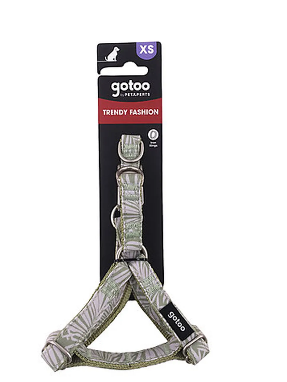 Gotoo - Harnais Feuilles Vert pour Chien