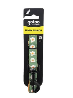 Gotoo - Laisse à Motif Oeuf Vert pour Chien - M