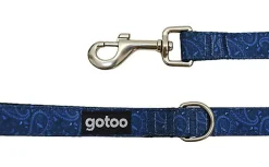 Gotoo - Laisse Bleu Cachemire pour Chien - M