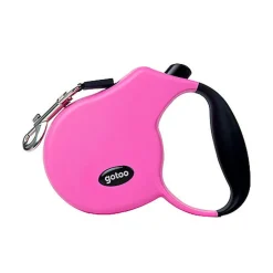 Gotoo - Laisse Enrouleur Rose pour Chien