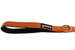 Gotoo - Laisse Essentials en Nylon Premium Orange pour Chien