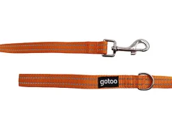 Gotoo - Laisse Essentials en Nylon Premium Orange pour Chien