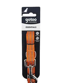 Gotoo - Laisse Essentials en Nylon Premium Orange pour Chien