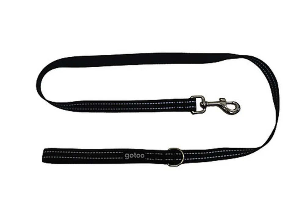 Gotoo - Laisse Premium Essentials Noire pour Chien