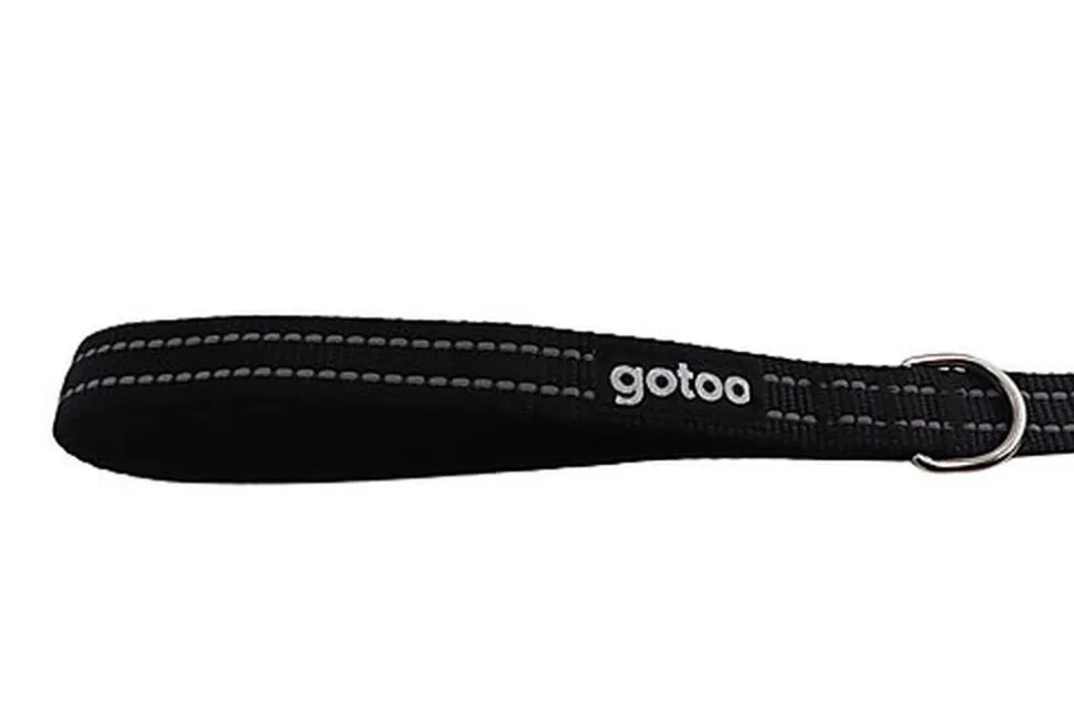 Gotoo - Laisse Premium Essentials Noire pour Chien