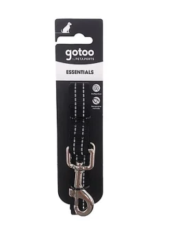 Gotoo - Laisse Premium Essentials Noire pour Chien