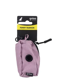 Gotoo - Sac à Sacs Chevron Rose pour Chien