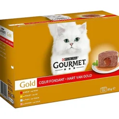 Gourmet - Boîte Gold Cœur Fondant pour Chat - 12x85g