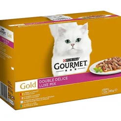 Gourmet - Boîte Gold Double Délice pour Chat - 12x85g