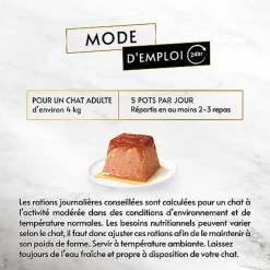 Gourmet - Repas REVELATIONS Mousseline Poulet et Bœuf nappée de sauce pour Chats - 48X57g