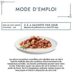 GOURMET - Sachets fraîcheurs PERLE Plaisirs de la Mer pour chats - 4x85g