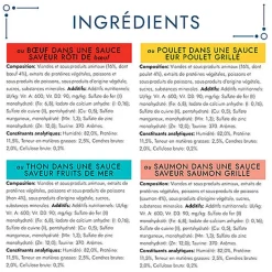 GOURMET - Sachets fraîcheurs PERLE Régal de Sauce pour chats - 12x85g