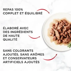 GOURMET - Sachets fraîcheurs MON PETIT aux Poissons pour chats adultes- 6x50g