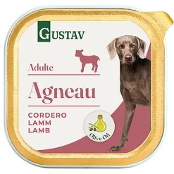 Gustav - Pâtée Adulte  à l'Agneau pour Chiens - 300g